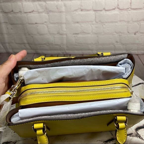 KATE SPADE TIPPY SMALL LEATHER SATCHEL BAG NWT - Picture 4 of 16